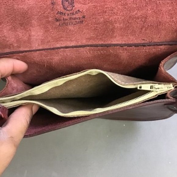 Hand made in Amsterdam - Candy Crown leather purse - Picture 6 of 6